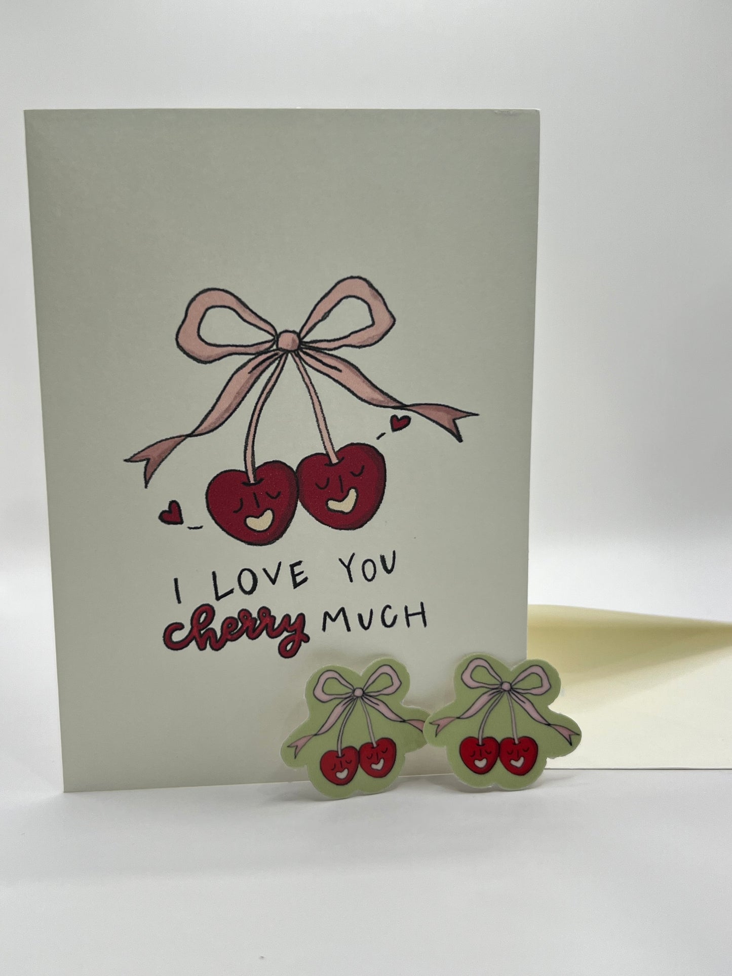 "I Love You Cherry Much!" Greeting Card