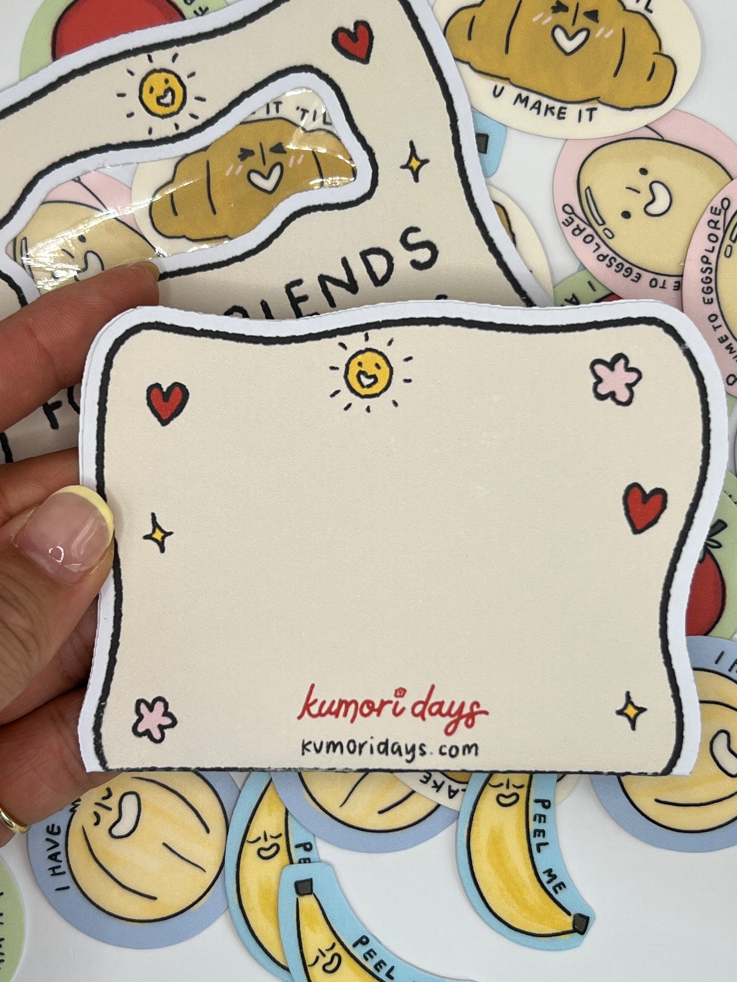 Food Friends, Set of Food Stickers Having Fun (5-Pack)