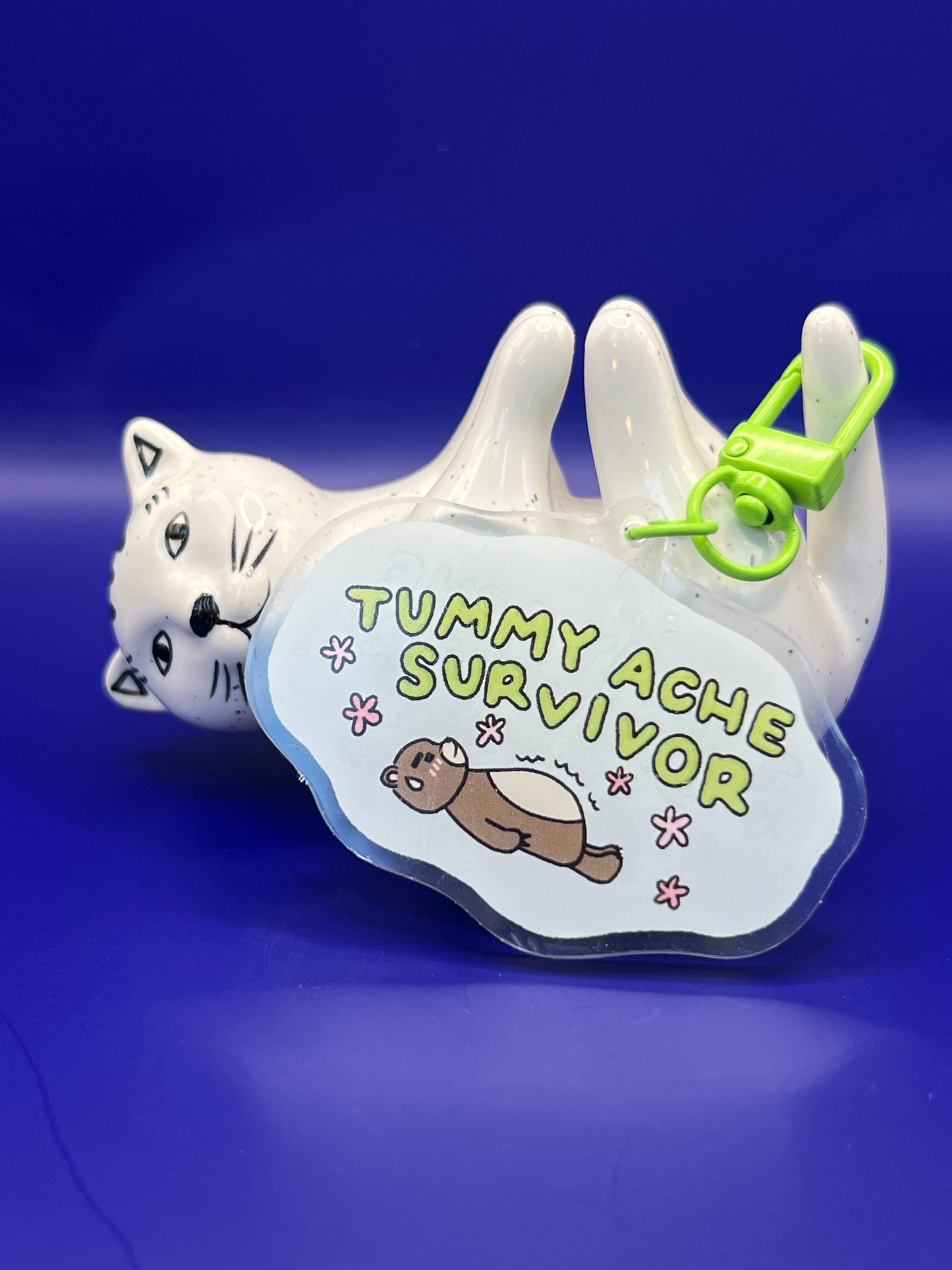 "Tummy Ache Survivor" Acrylic Keychain